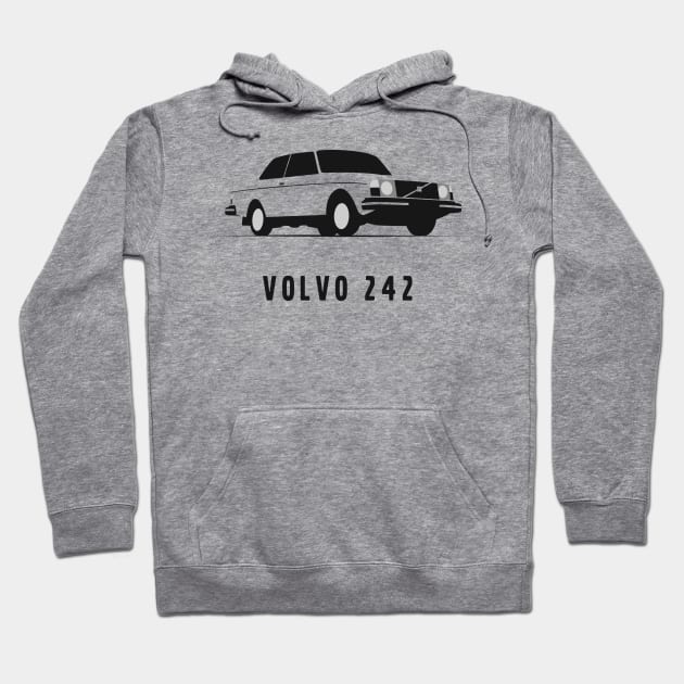 Volvo 242 Hoodie by TheArchitectsGarage